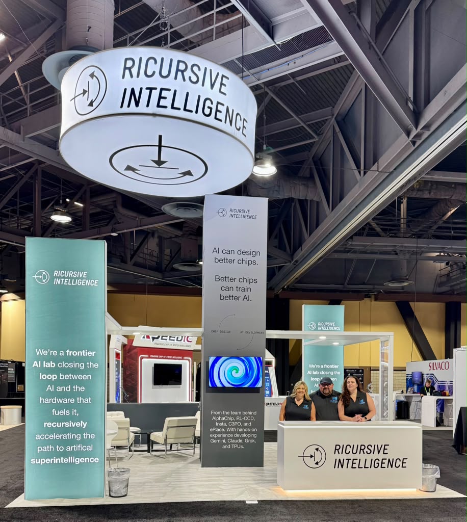 Trade show booth design featuring a wooden structure with a pet-themed display, customer interacting at the service counter, showcasing Elevate Exhibits expertise in custom booth solutions for engaging brand experiences.